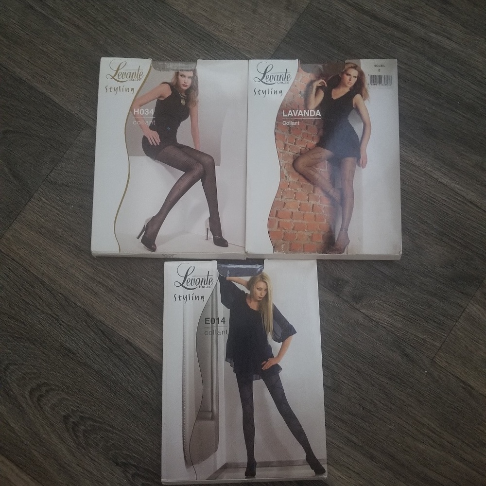 Levante bundle 3 pairs of tights size 2
